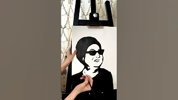 رسم ام كلثوم 