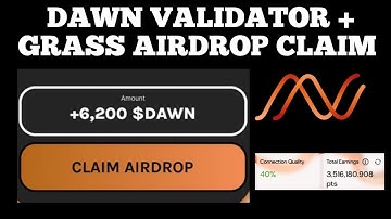 Dawn Validator Airdrop Claim + Grass Season 2 Update