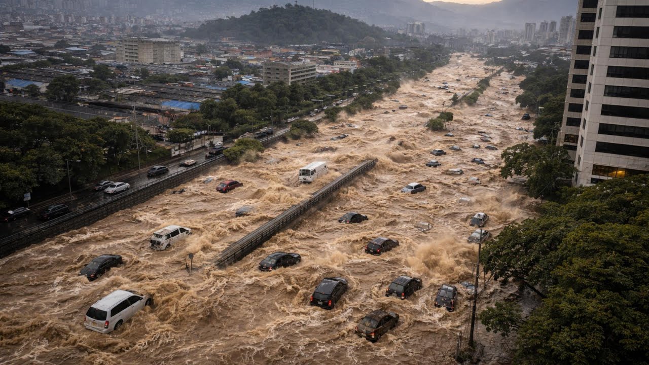 Колумбия парализована! Внезапные наводнения обрушились на Медельин, река Ла-Президента вышла из бере