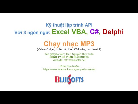 Lập trình Windows API với VBA CSharp và Delphi - Chạy nhạc MP3