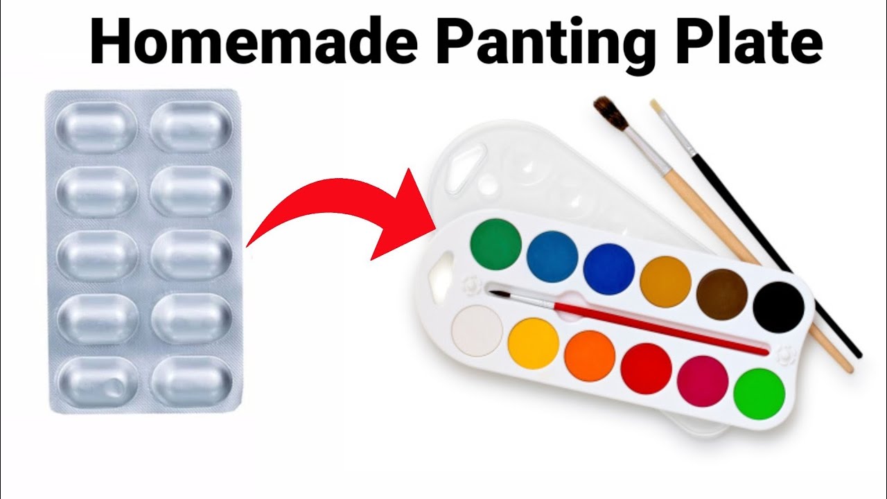 How to Make a Cheap DIY Paint Palette for Acrylic at Home 