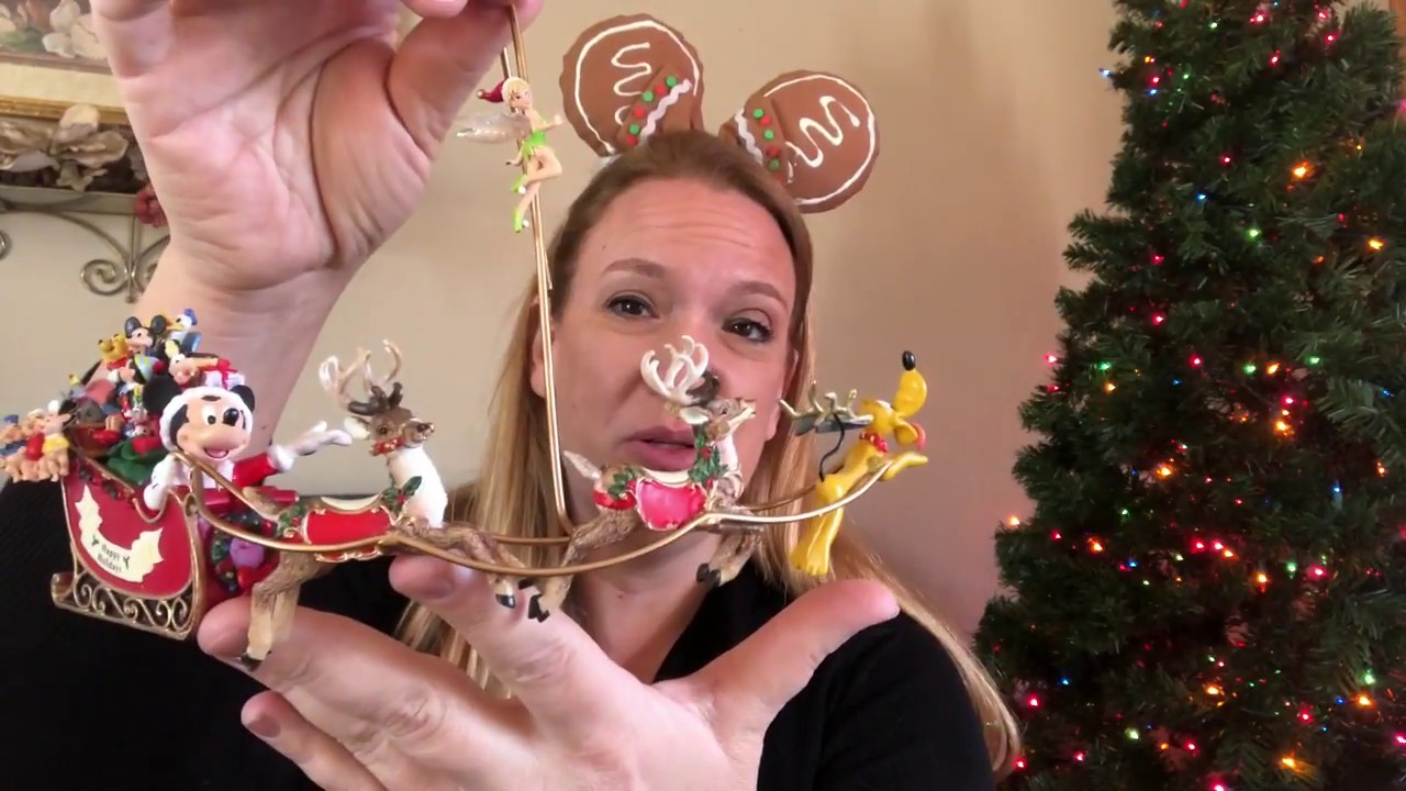 Decorating The Tree (Lots Of Disney Ornaments) YouTube