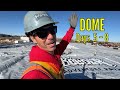 Days 5 - 8 - Installing Bolder's Air Supported Dome Part II