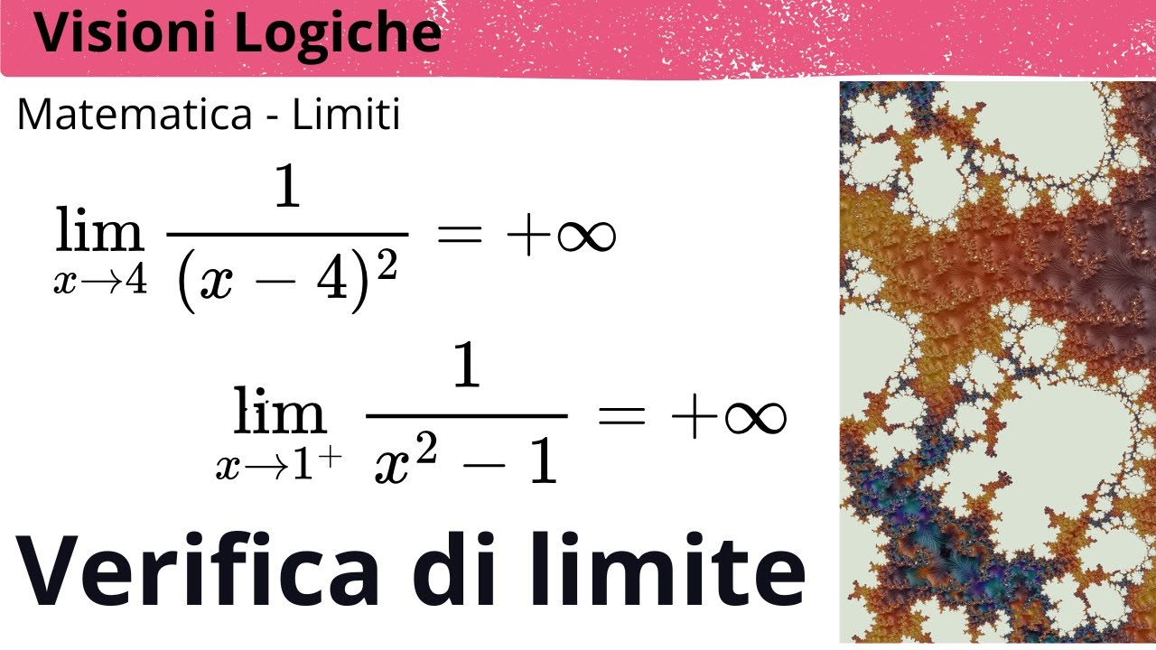 Verifica di limite - Limite infinito per x che tende a un valore finito