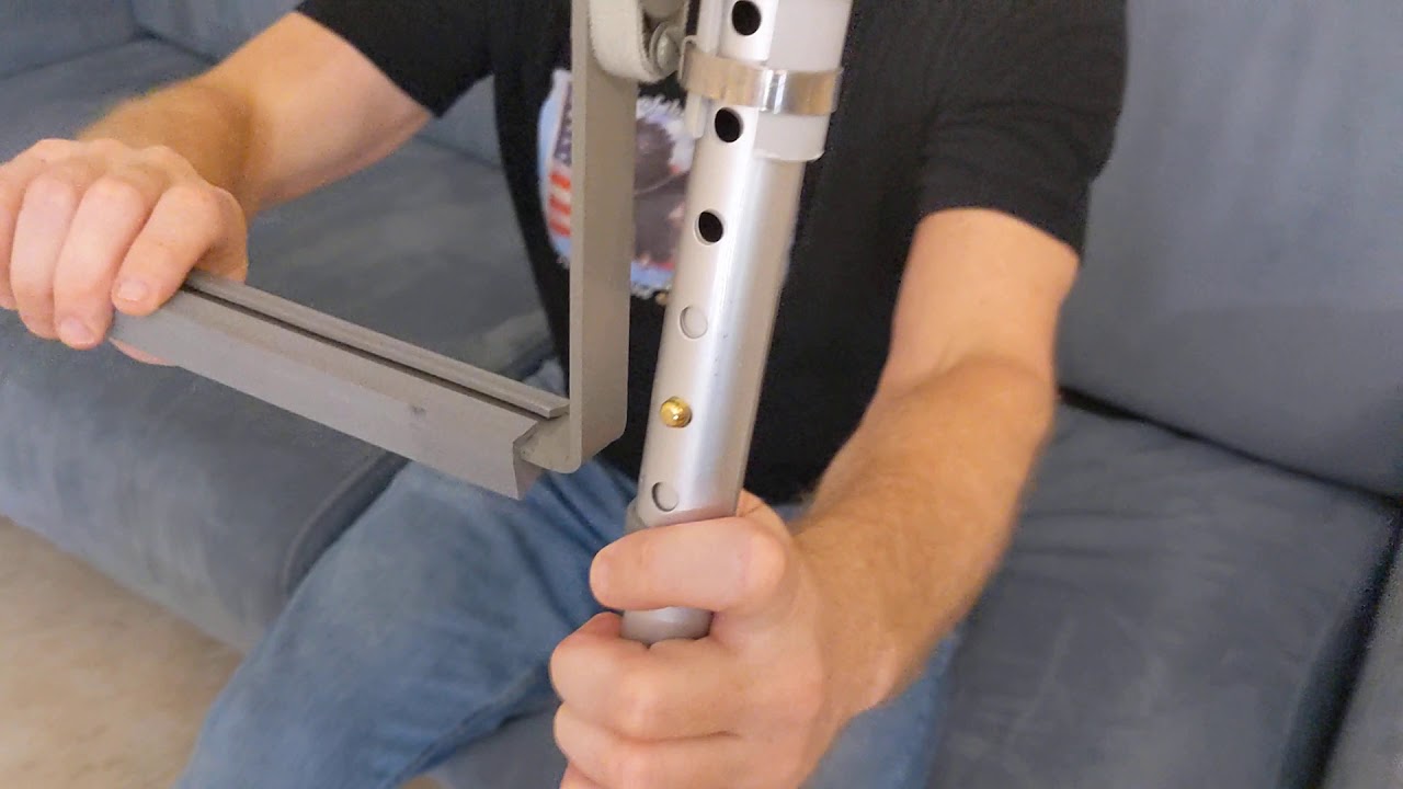 How To Adjust the Height Of Your Footbar Walker YouTube