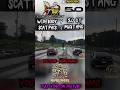 WIDEBODY SCATPACK vs 5.0 GT MUSTANG #racing #mustang #dodge