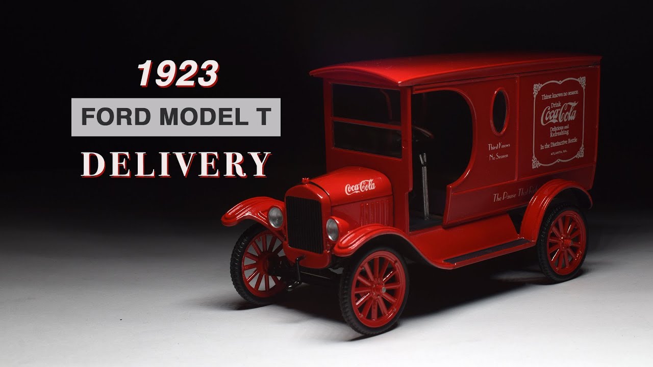 Ford Model T Coke delivery - Step by Step 1/24 Modelkit