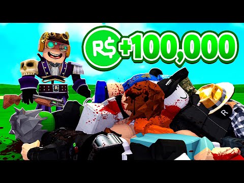 SBLOCCO LE ARMI COSTOSE DA 100.000 ROBUX SU ROBLOX!!