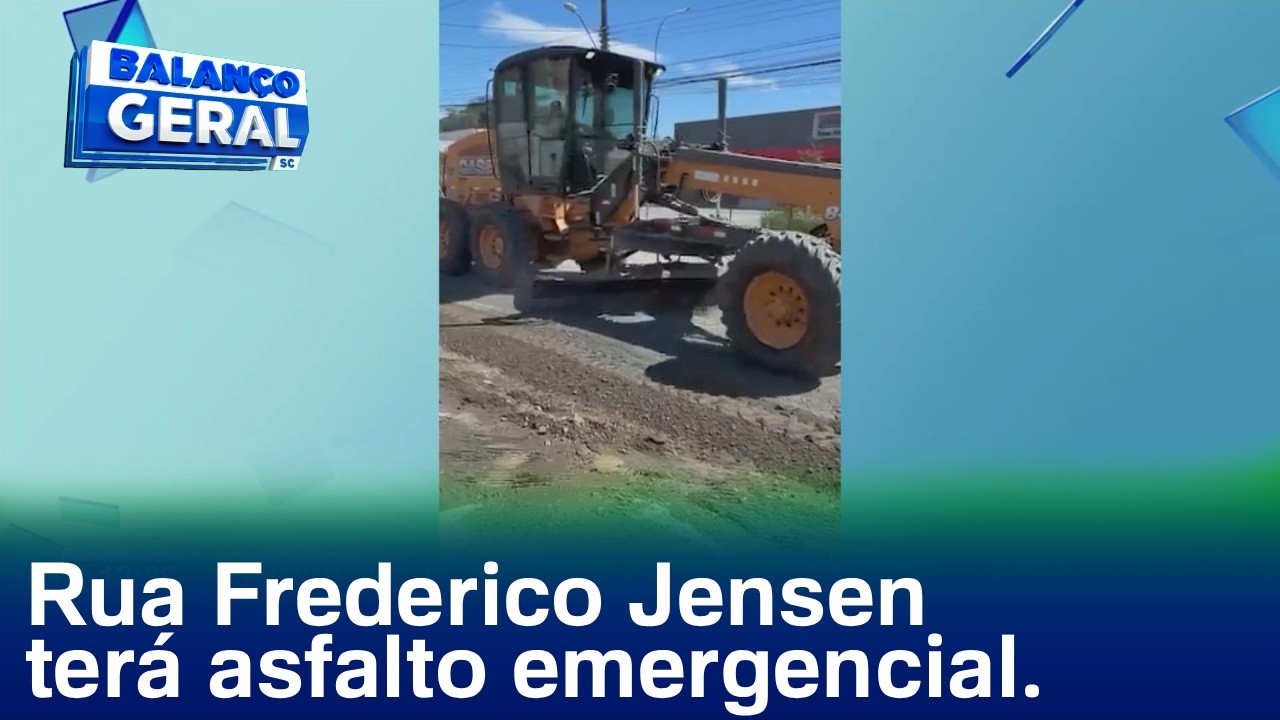 Blumenau: rua Frederico Jensen terá asfalto emergencial após paralisação da obra. - QTU Questões do Universo