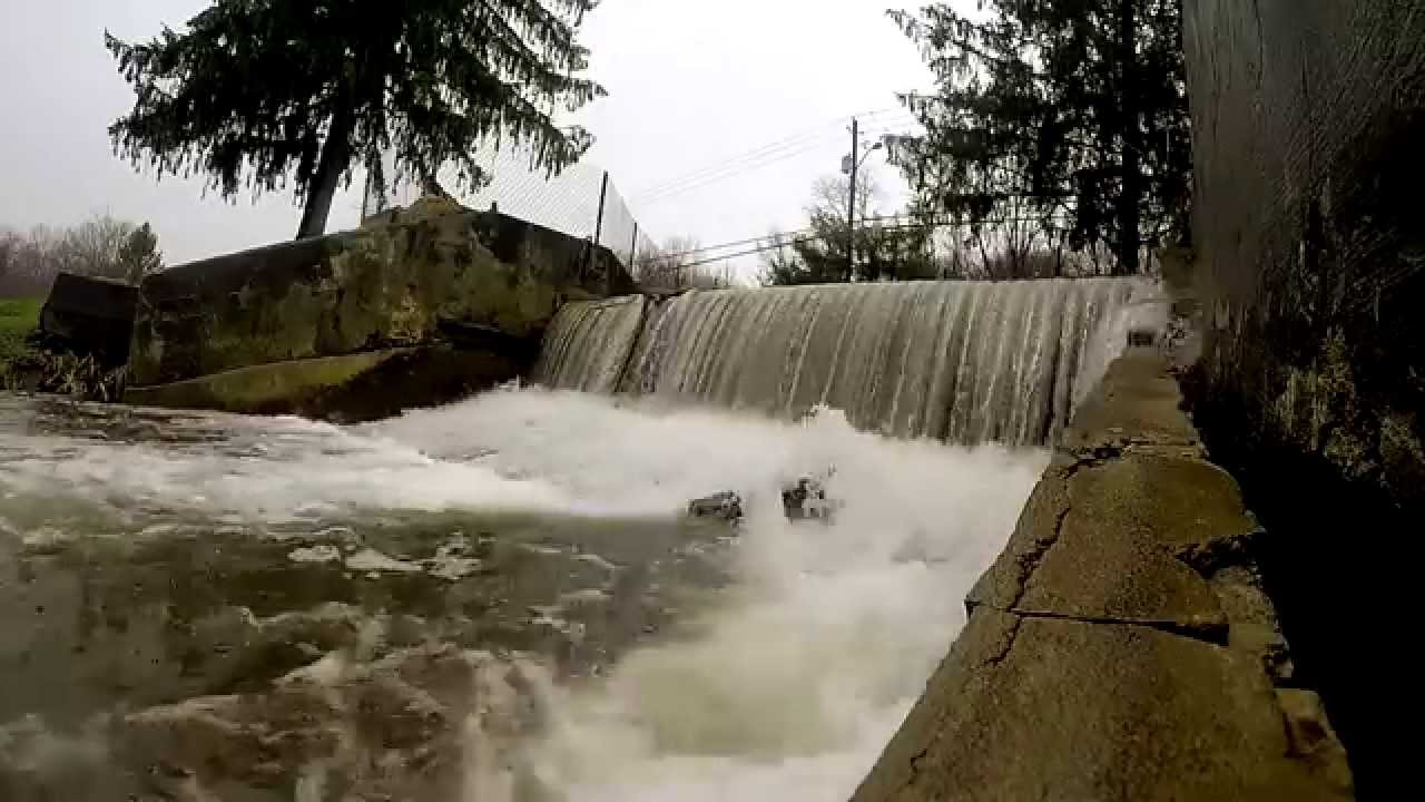 Canal Fulton, Ohio Lock 4 Ohio & Erie Canalway 'Water Falls' YouTube