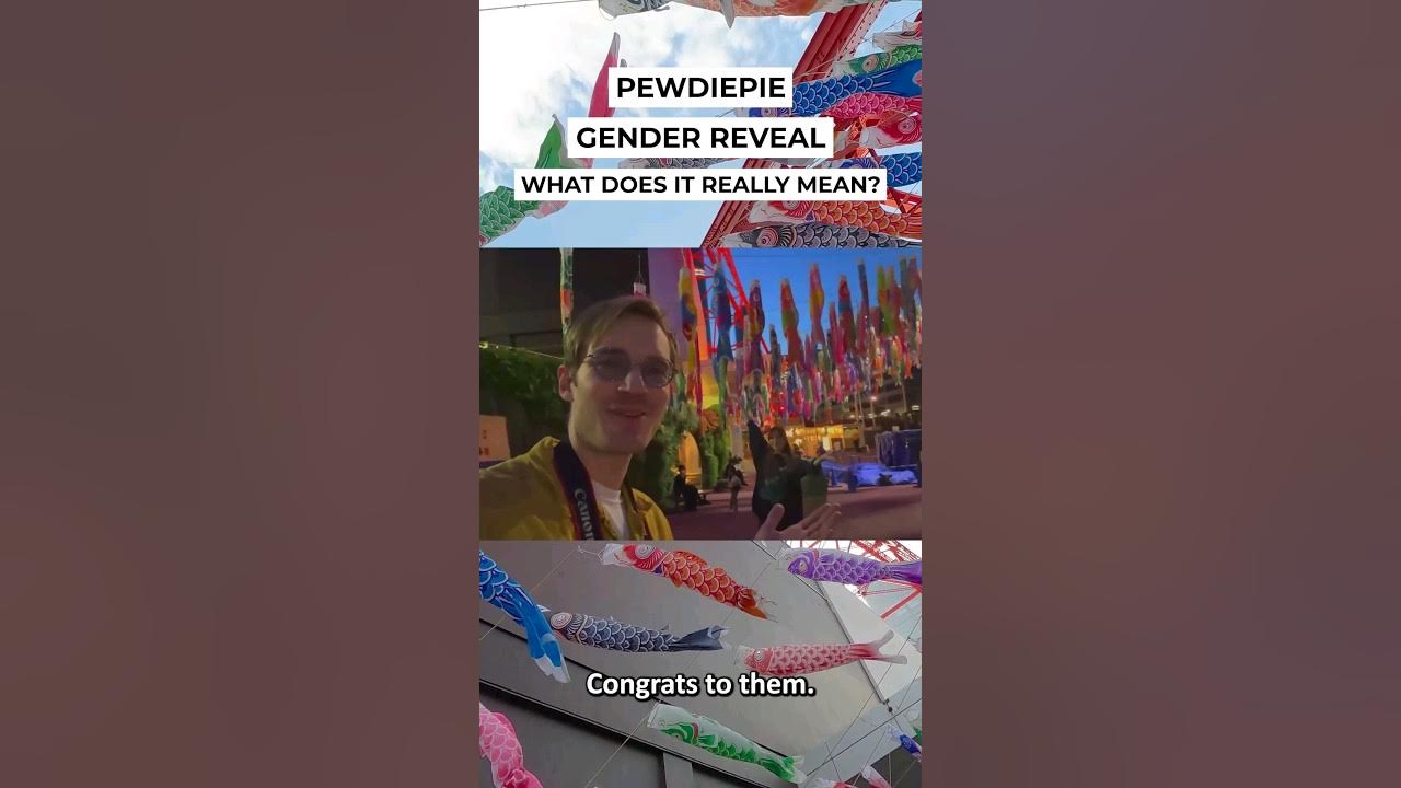 PewDiePie Gender Reveal:What is the meaning behind the fish flags