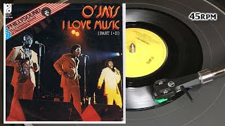 The O'Jays - I Love Music, 1976, Philadelphia International Records S PIR 3879, Vinyl, 7, 45 RPM,