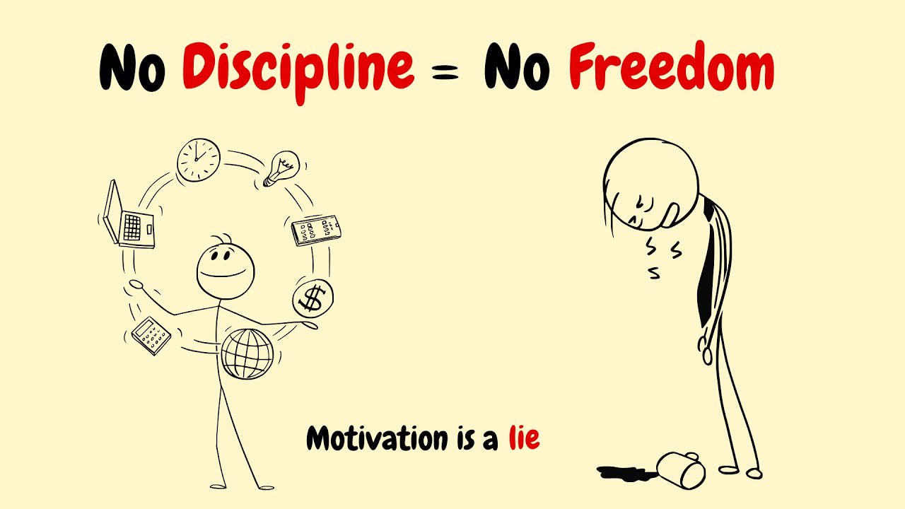 No Discipline Example Image If You Have No Discipline, You Will Actually Stay Weak Forever - YouTube