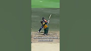 HE STARTED HITTING BOUNDARIES THEN A MAN CAME? #shorts