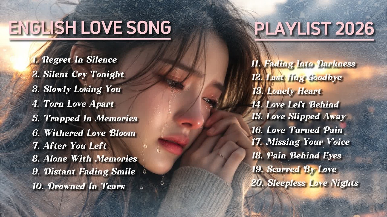 English Emotional Love Song Playlist 2026, Heartbroken Love Song