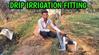 Finally Guys Drip Irrigation System Fitting Start Kar Diye😊