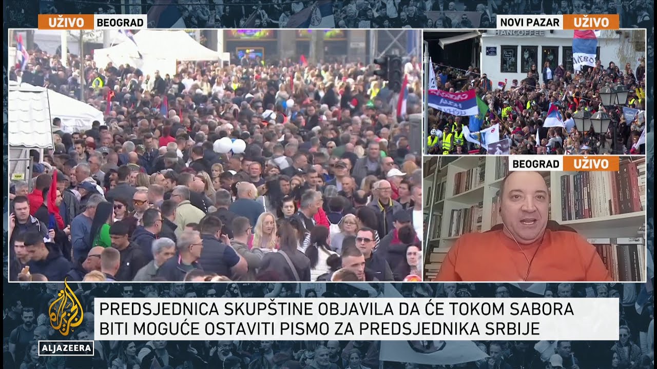 بوبوفيتش: تحاول السلطات في صربيا بكل الوسائل قمع الاحتجاجات