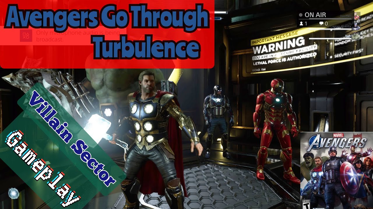 Avengers Go Through Turbulence ( Villain Sector Gameplay ) 