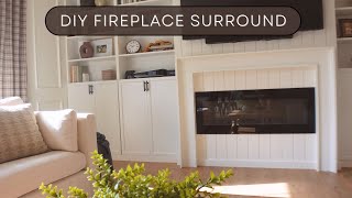 DIY EASY MANTLE/FIREPLACE SURROUND