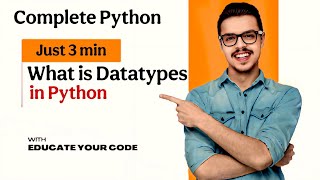 (Part-5) Don't Start Python Until You Know THESE Data Types!#python #datatypes #studentlife #viral