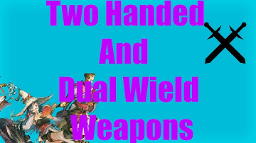 RPG Maker MV - Tutorial - Two Hand and Dual Wield Weapons