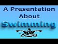 A PowerPoint Presentation Design Portfolio With The Swimming Subject