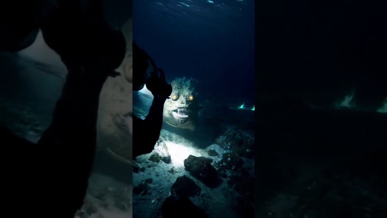 Terrifying Deep-Sea Creature Encounter Caught on Camera! 