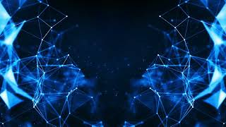 Blue Technology Background 4K | Futuristic Digital Network Particles