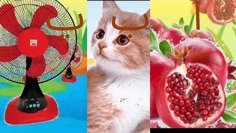 Haroof-e-tahajji with sounds/urdu alphabets with pitcher/Nursery Rhymes/Homebase school/حزوف تحجی