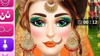 Indian Royal Princess Wedding Makeup game |gameplay| screenshot 5