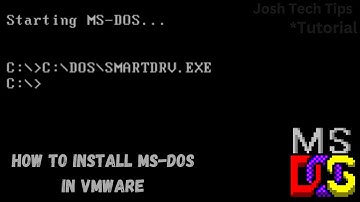 How to Install MS DOS in VMware [Tutorial]