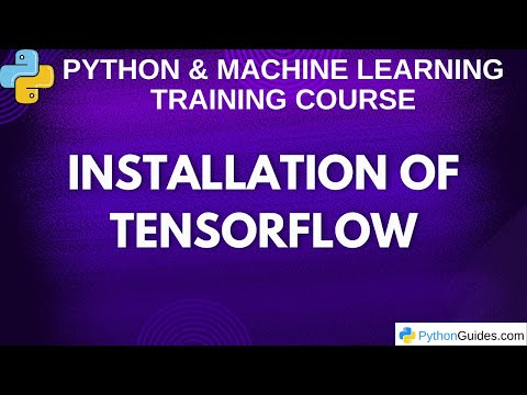 Installation of TensorFlow