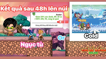 Ngọc rồng Online | Kết quả up Vàng của skh Gohan 9s sau 48h bên Cold và Hành tinh NT