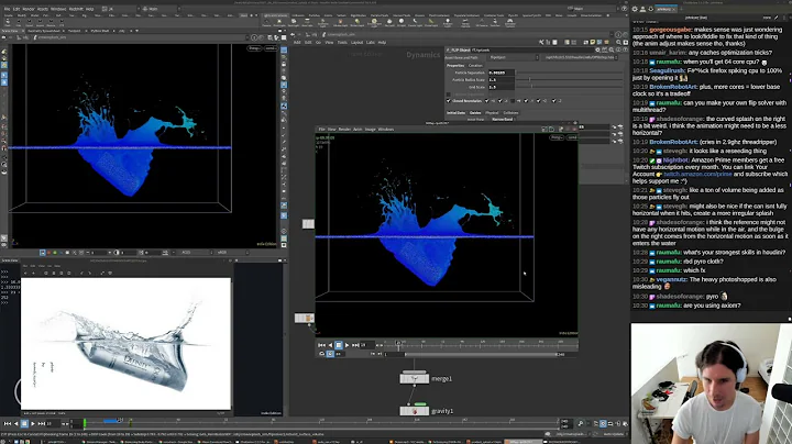 Drink Splash FLIP #Houdini [Stream 2021 06 20]