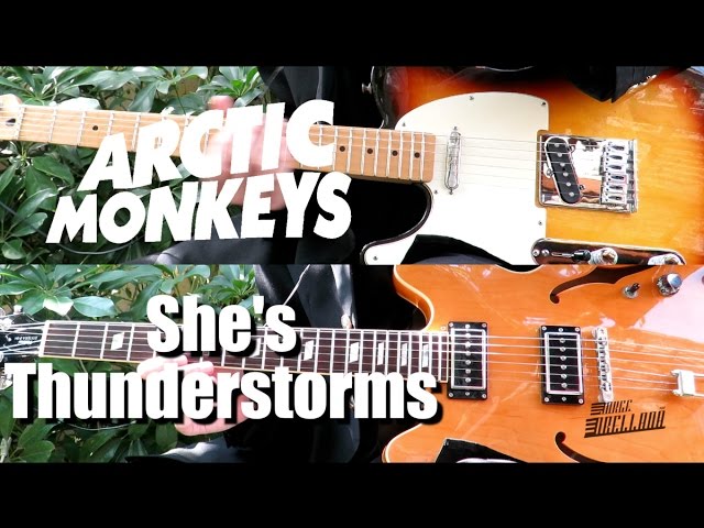 She's Thunderstorms [Live] - Arctic Monkeys ( Guitar Tab Tutorial & Cover ) class=