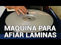 COMO AFIAR LÂMINAS DE TOSA/ Usando uma máquina profissional MFB PET.