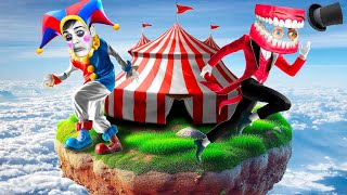 Uvězněn na 0,01% SVĚTA s POMNI a CAINE z The Amazing Digital Circus v Minecraftu!