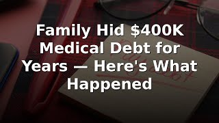 Family Hid $400K Medical Debt for Years — Here's What Happened