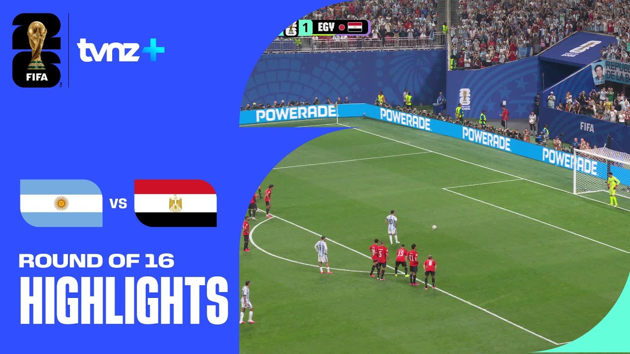 Argentina vs Egypt | Match Highlights | Round of 16 | FIFA World Cup 2026™