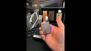 Loud Voice Open Lid Vintage Paris Nail Smart Lighter Gift for Boyfriend
