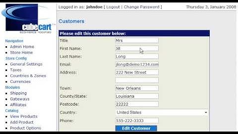 Tutorial: How to manage your customers in CubeCart | LayerOnline Web Hosting