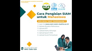 TUTORIAL PENGGUNAAN SISTEM INFORMASI AKADEMIK MAHASISWA (SIAM) STAIN MADINA