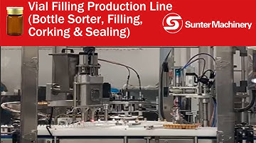 🔬 Precision Powder Dosing: SunterTech Vial Filling & Stoppering Line 💊