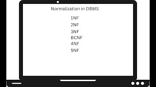 NORMALIZATION , Types of NORMALIZATION (1NF, 2NF, 3NF, 4NF, BCNF, 5NF) SHORT summery