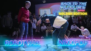 Robot Vall vs Nikkipop  Animation Back to the future battle: Golden edition  2021