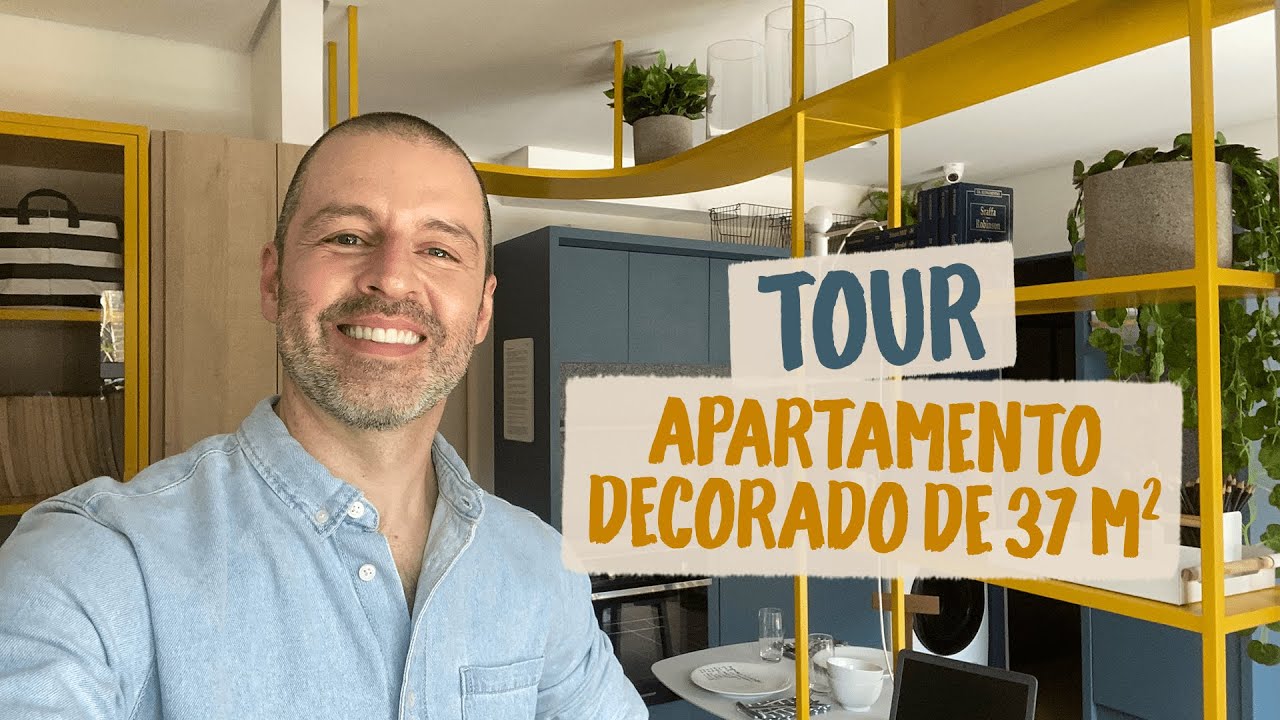 APARTAMENTO PEQUENO E COLORIDO DE 37 M²!