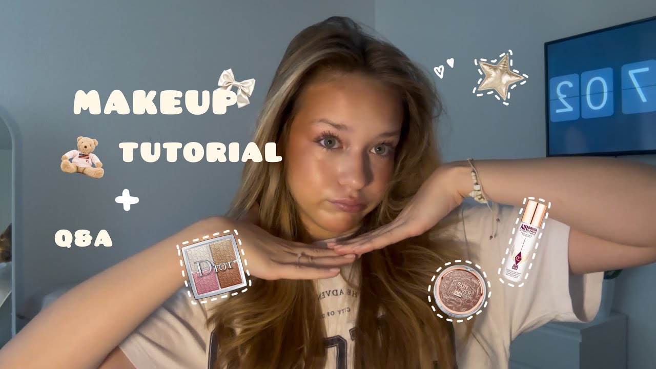 МОЙ МАКИЯЖ|| отвечаю на ваши вопросы: питание￼, как не бояться ￼вести блог…🤍🥥