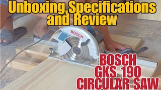 BOSCH GKS 190 / Unboxing and Review 2024