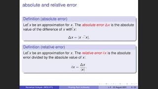 floating-point numbers and arithmetic