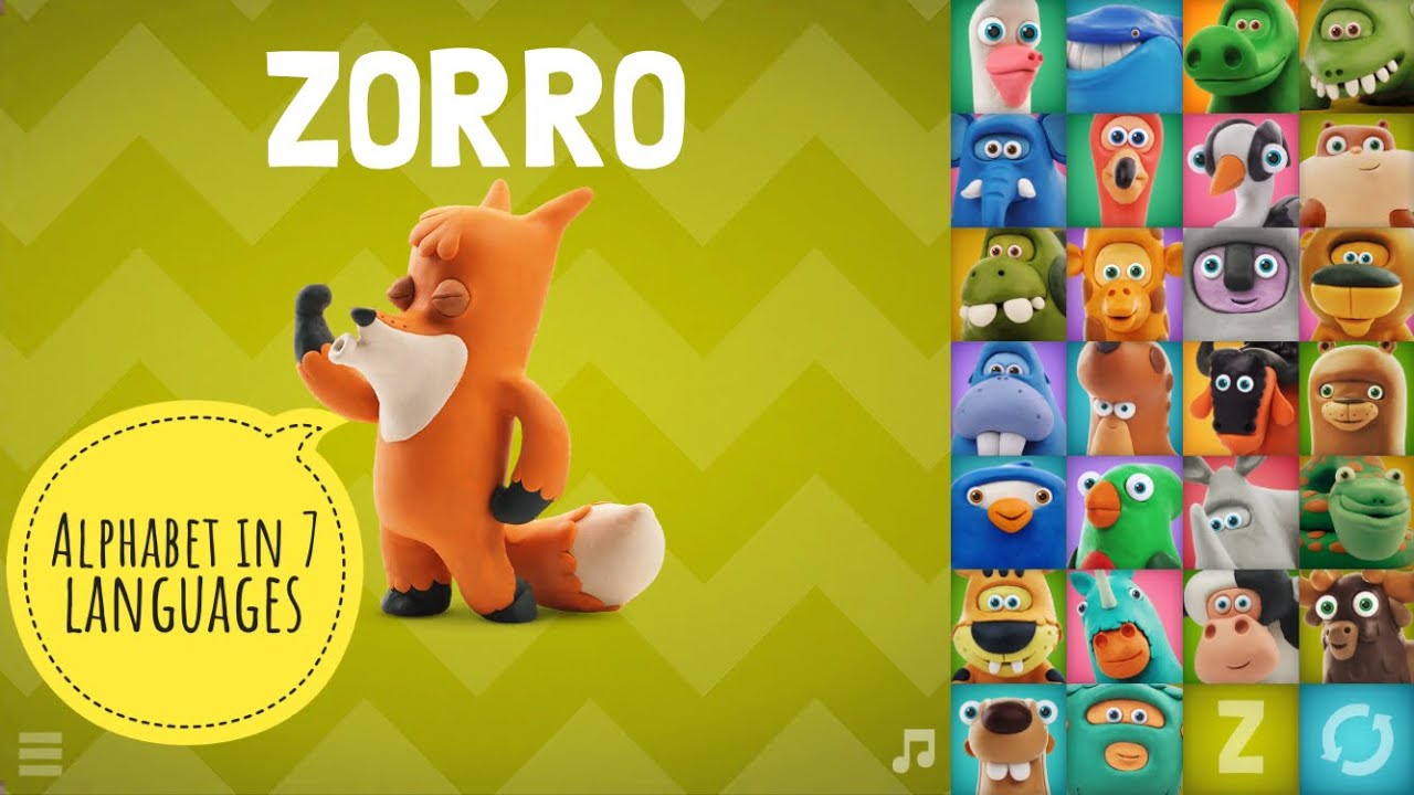 Говорящая азбука ABC Talking Animals alphabet in 7 languages
